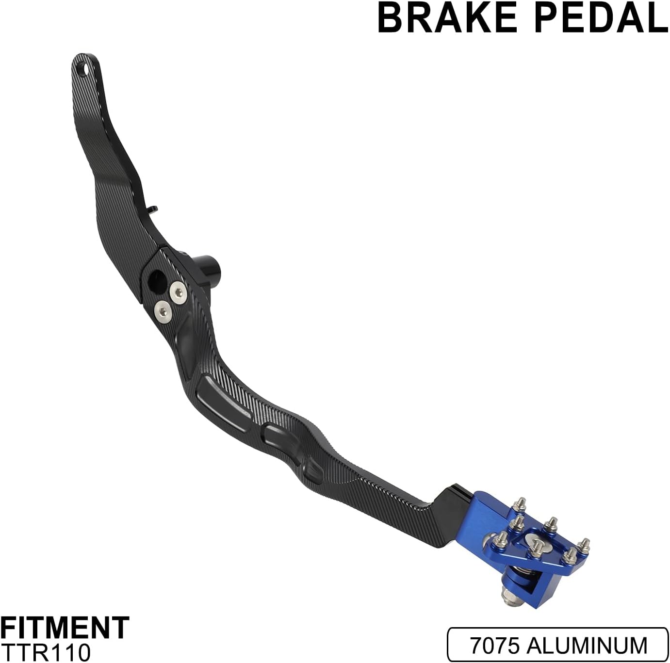 Palanca freno trasero plegable TTR110 2011-23 Azul