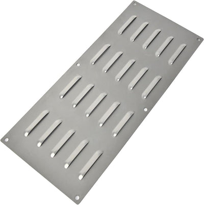 Panel ventilación acero inox 15x6.5pulg parrilla