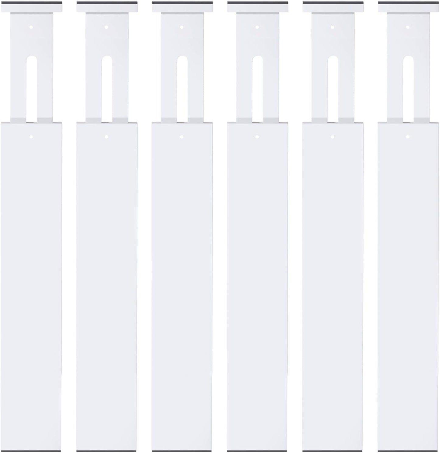 Separadores cajones bambú ajustable 17-22" pack 6