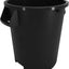 Contenedor basura redondo 10gal negro pack 6