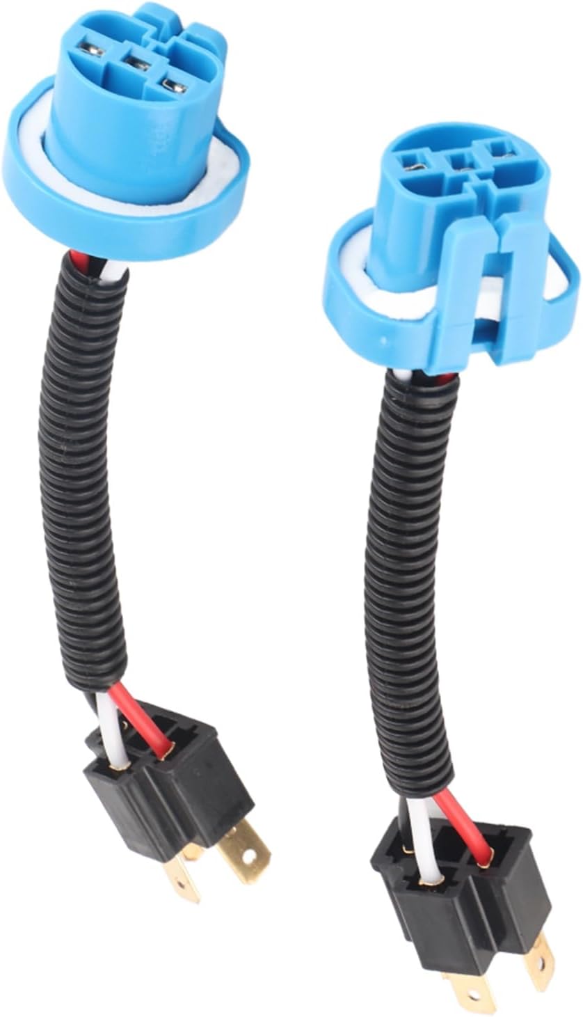 Arnés cable faros 9007 macho a H4 hembra 2 Uds
