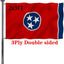 Banderas Tennessee 2x3ft doble cara 100% poliéster