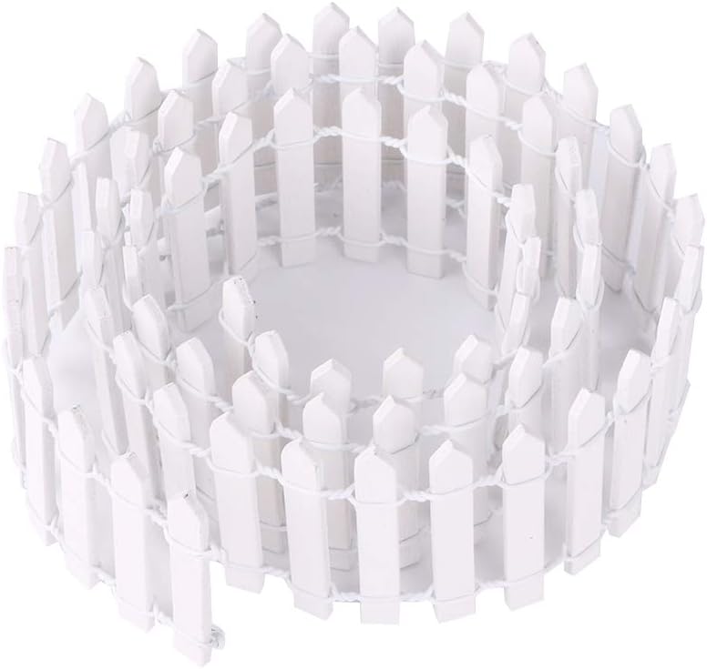 Valla jardín mini 35pulg madera para suculentas set 4