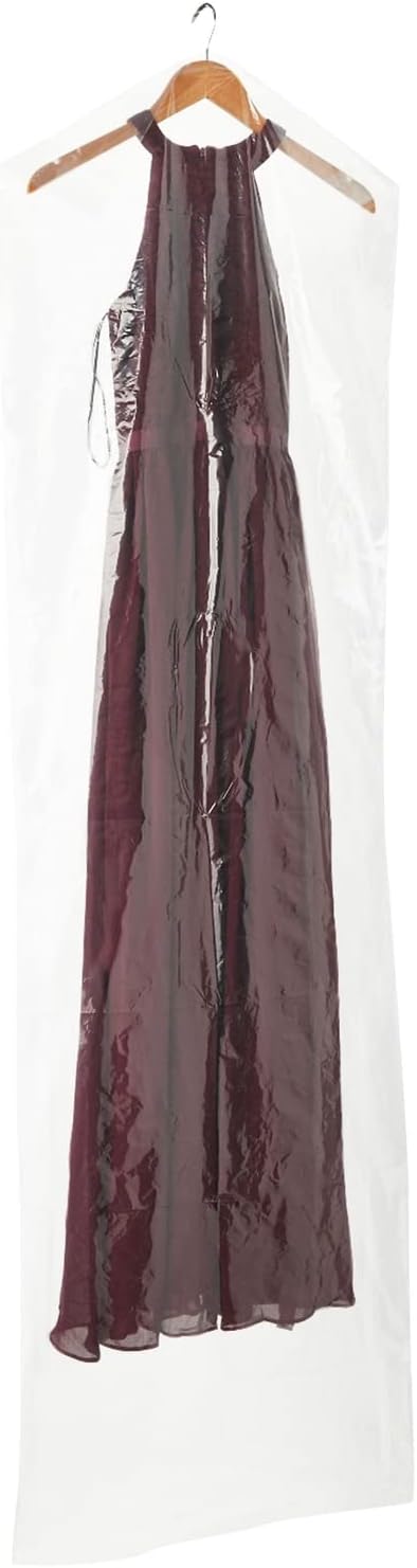 Bolsas plástico transparente para ropa 21x72pulg set 50