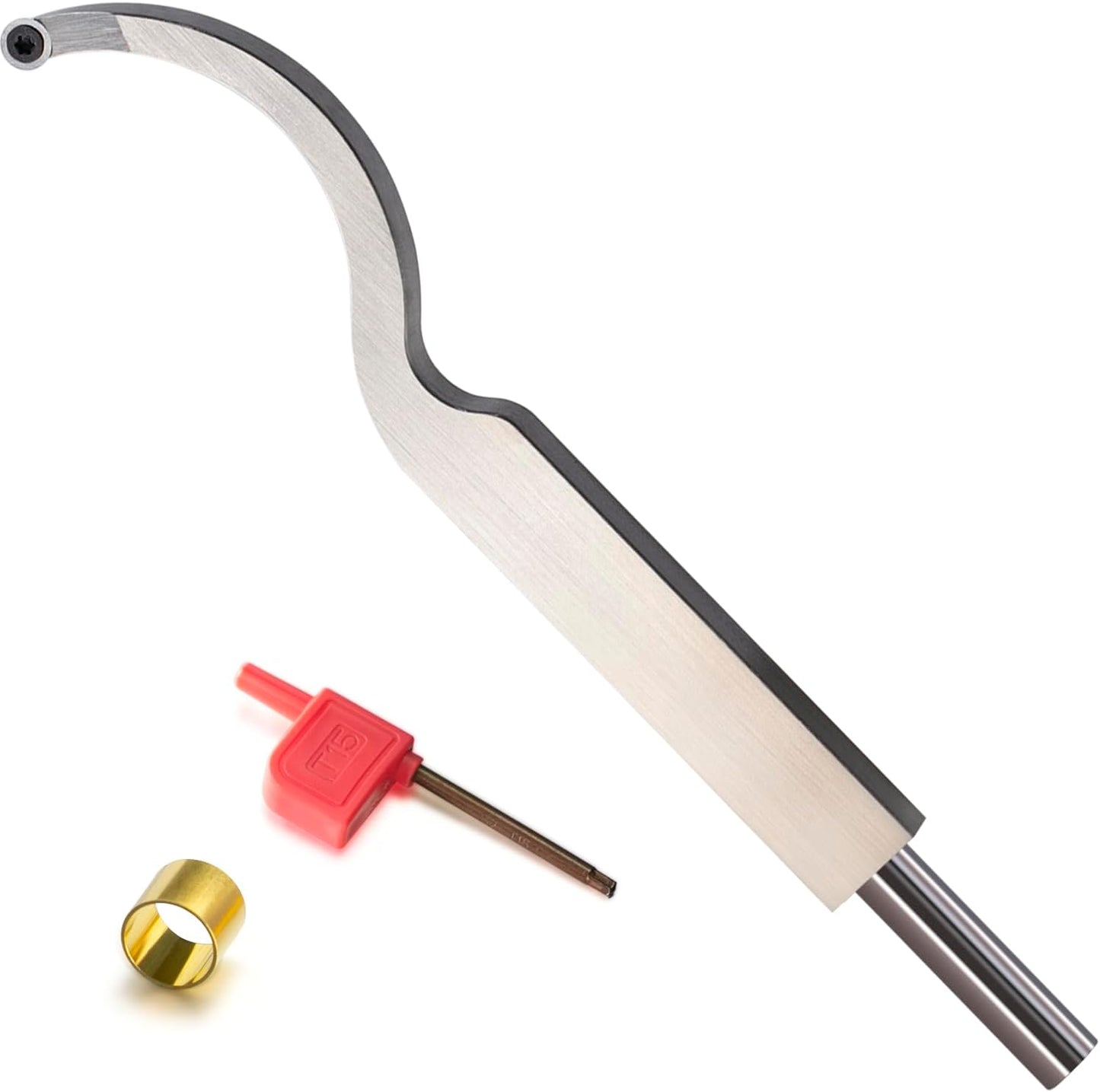 Herramienta torneado madera punta carburo acero inox