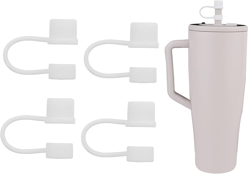 4 fundas silicona popote compatibles Brumate Era 30-40oz sin BPA