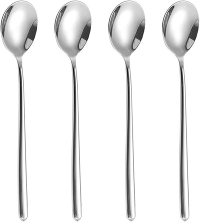 Cucharas huecas acero inox 304 juego 4 para café postres