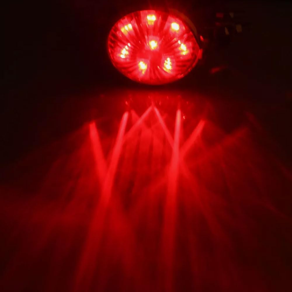Luz trasera LED roja para motocicleta cafe racer