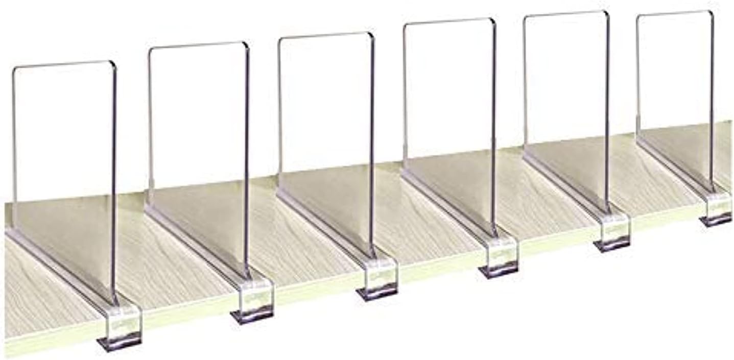 Divisor estantes acrílico separador ropa dormitorio