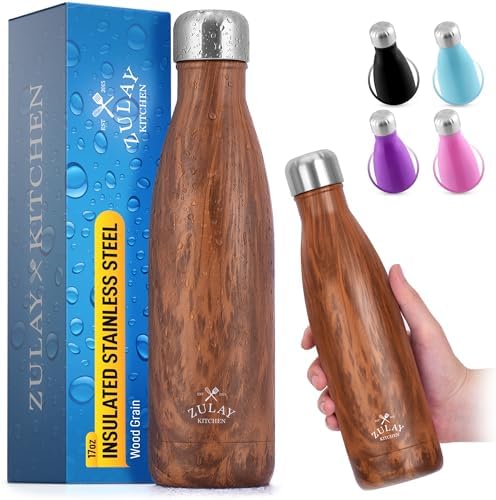 Botella agua acero inox 9-34oz doble pared térmica
