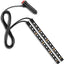 Tira luz LED RGB 24 LED 12V para automóvil naranja