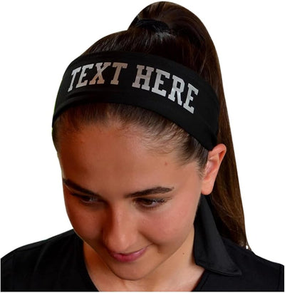 Diadema deportiva personalizada color plata