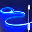 Tira luces LED azul hielo 5V USB flexible