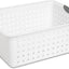 Cesta Ultra Grande Contenedor Almacenamiento 6 Pzas Blanco
