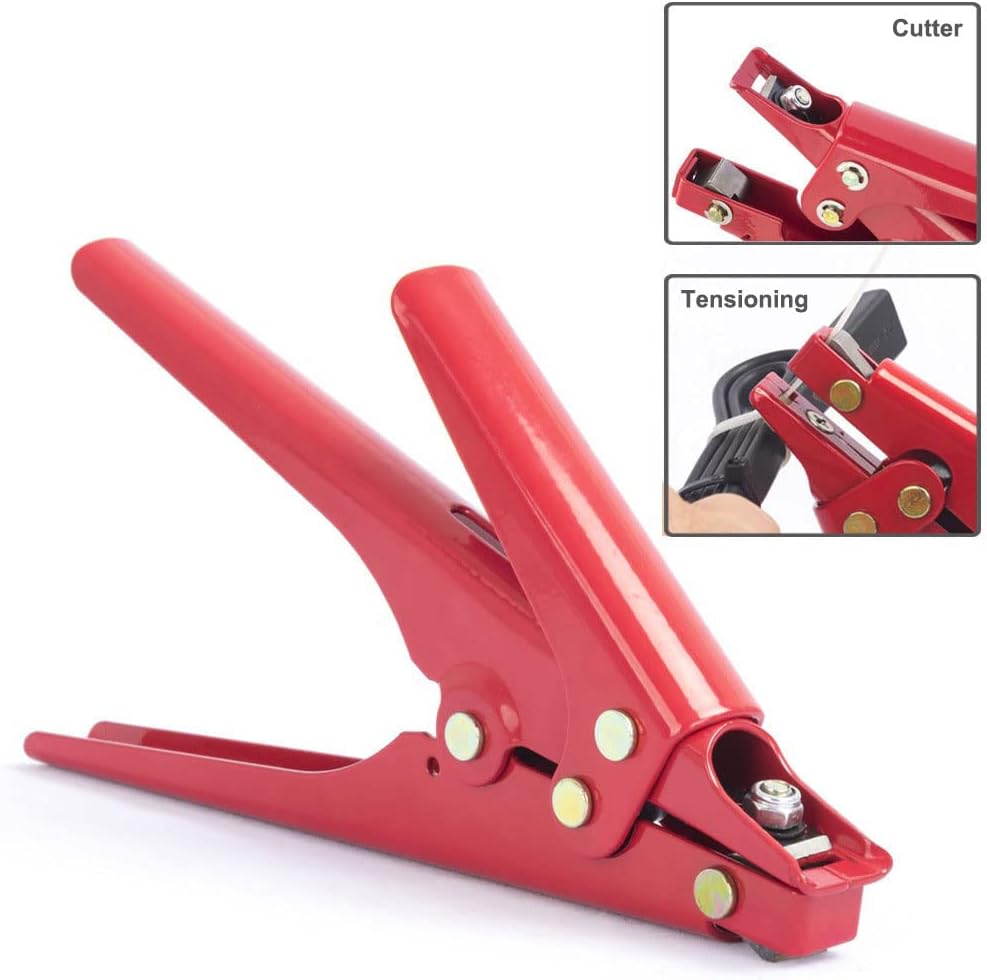 Pistola amarre cremallera para bridas plástico ancho 3/8pulg