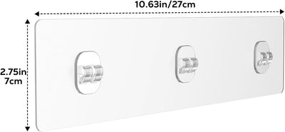 2 Adhesivos repuesto para regadera 10.63x2.75" tira gancho