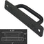 Pack 30 Tiradores Aluminio Negro Mate 4.25"