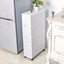 Carrito almacenamiento cocina 7.1" estante plástico cajones