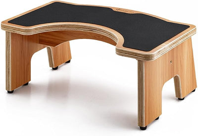 Taburete inodoro madera gruesa 350lb para niños y adultos