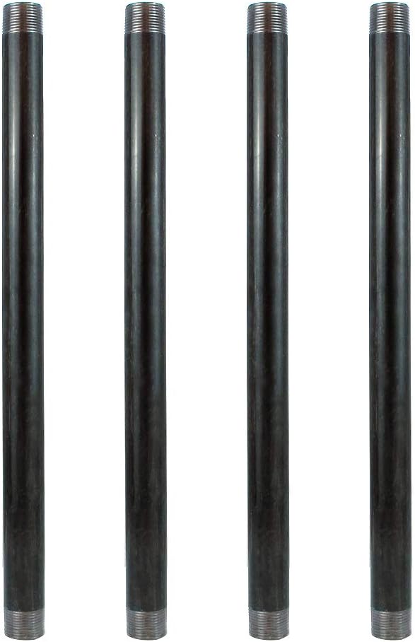 Tubo acero industrial 3/4x18 resistente para tuberías vintage