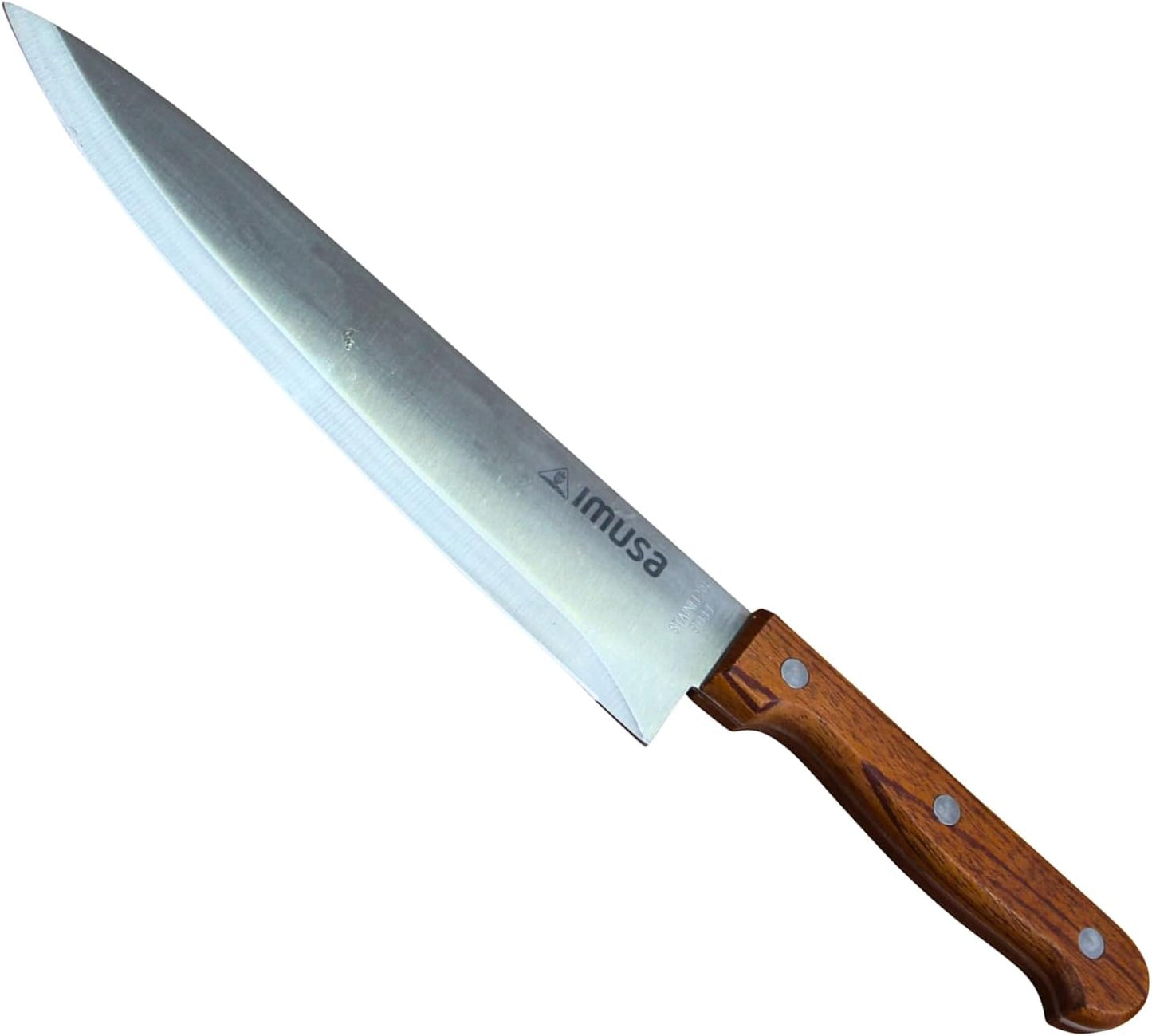 Cuchillo chef acero inox 8pulg mango madera