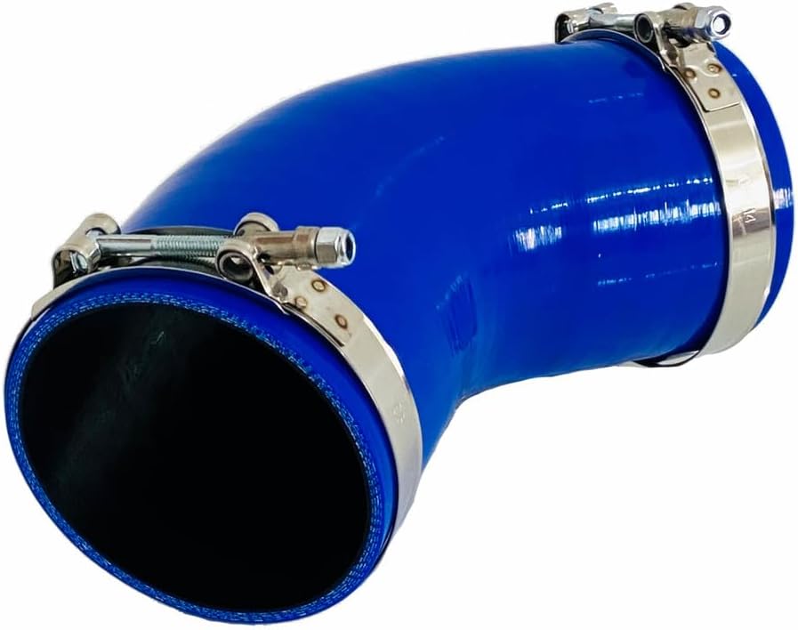 Codo acoplador silicona 4.5" 45grados manguera turbo 4capas