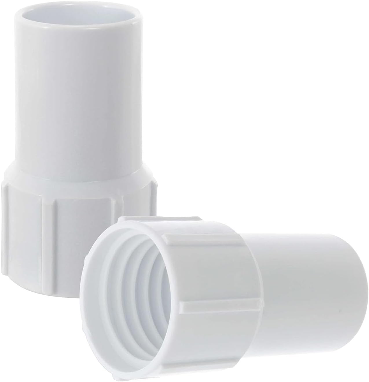 2 Manguitos Plástico ABS 1-1/2" Piscina Conecta Cabezal