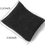 6 Pzas Almohadillas Joyas Terciopelo Negro