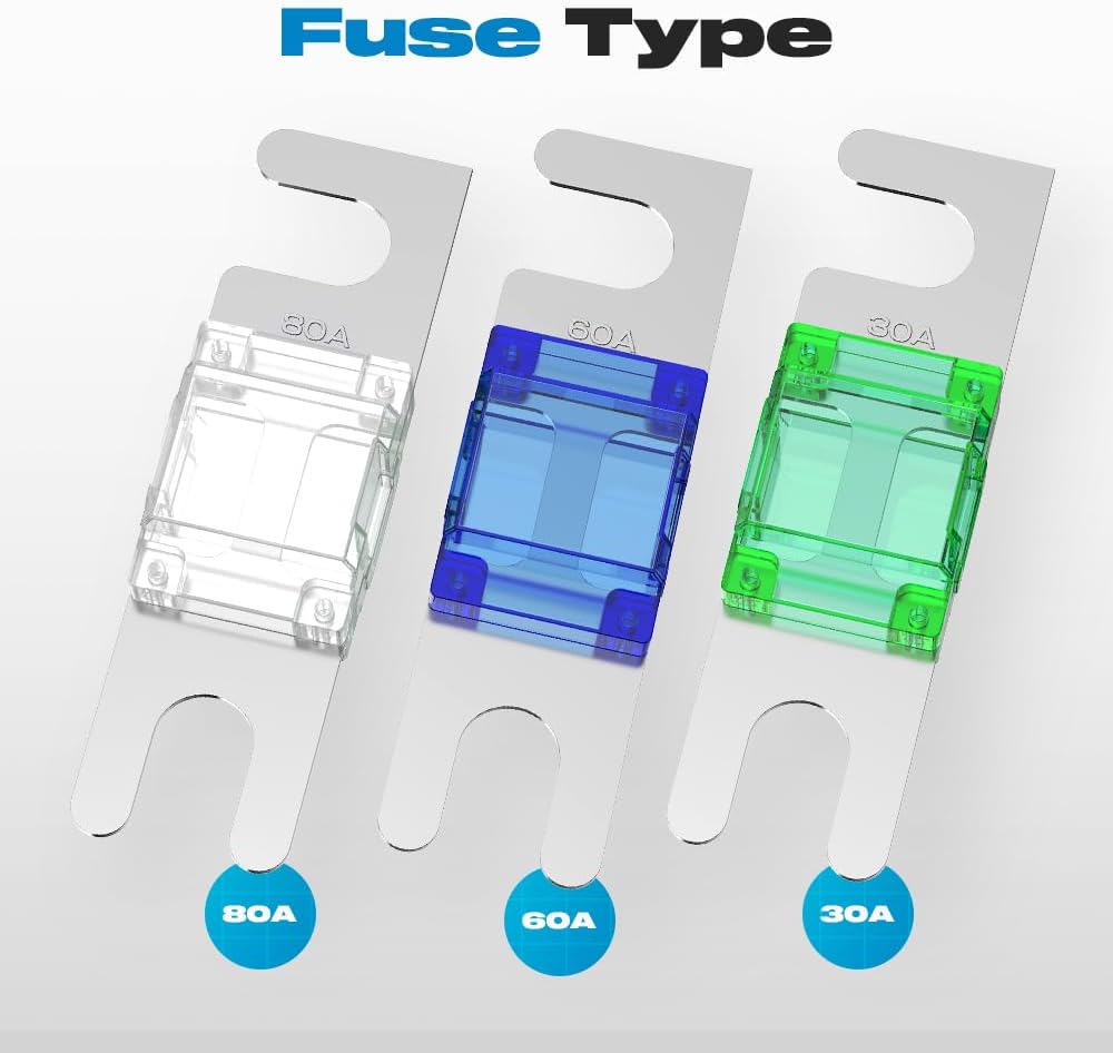 Bloque distribución fusible 4Vía MIDI 12V para coche barco