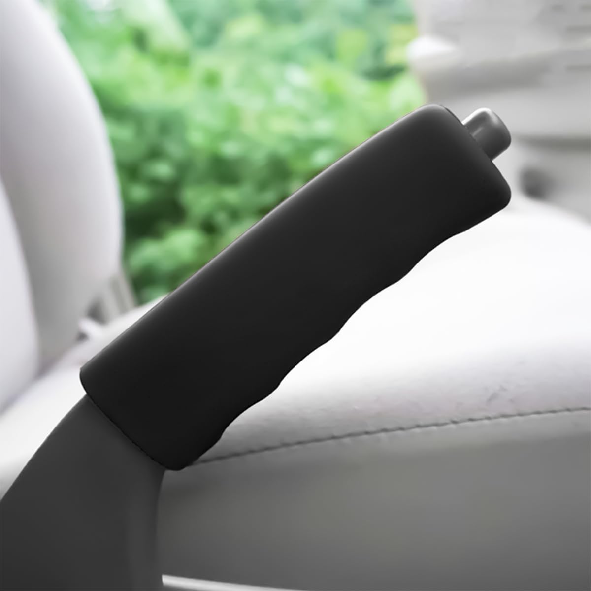 Funda antiderrap silicona freno de mano automóvil negro