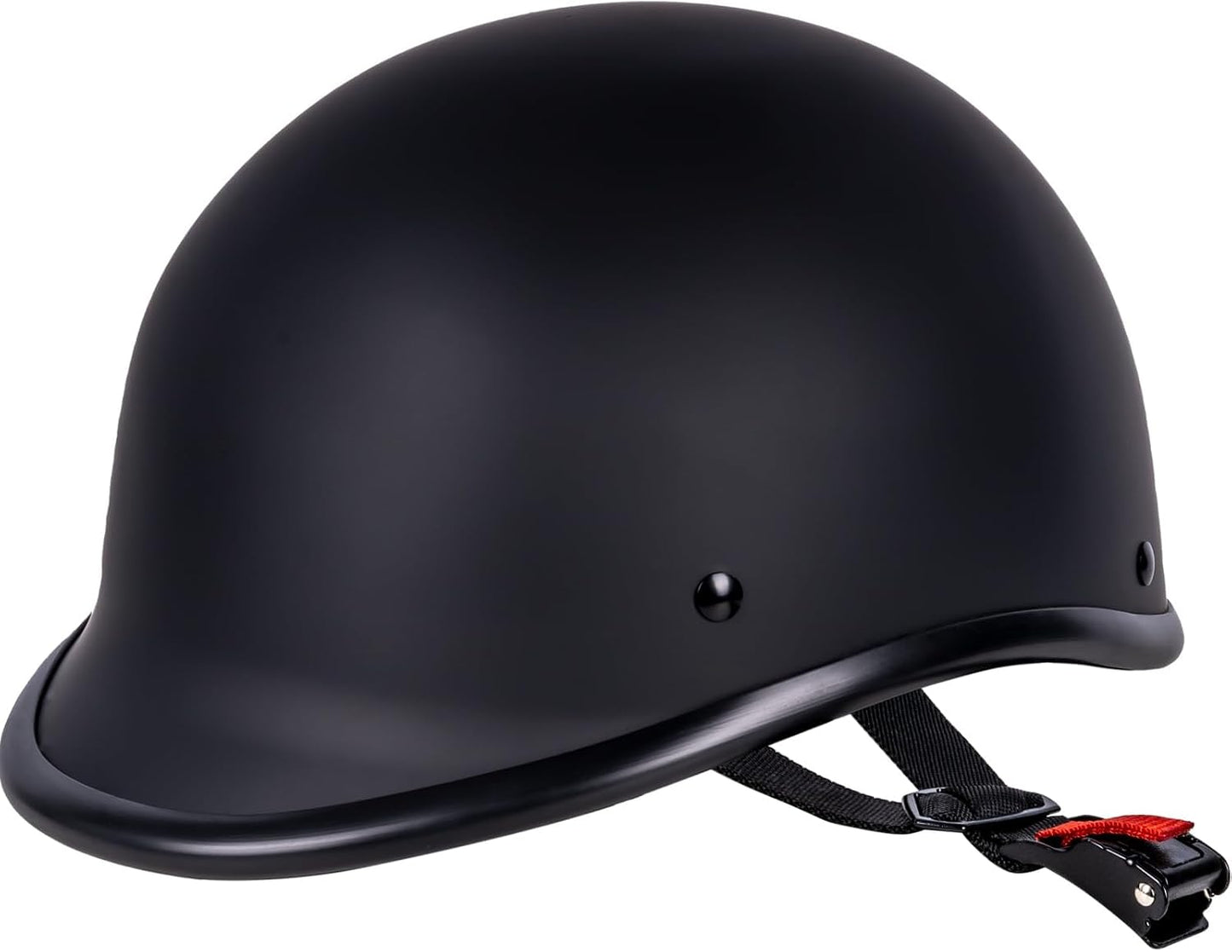 Casco motocicleta vintage perfil bajo media cara aprobado
