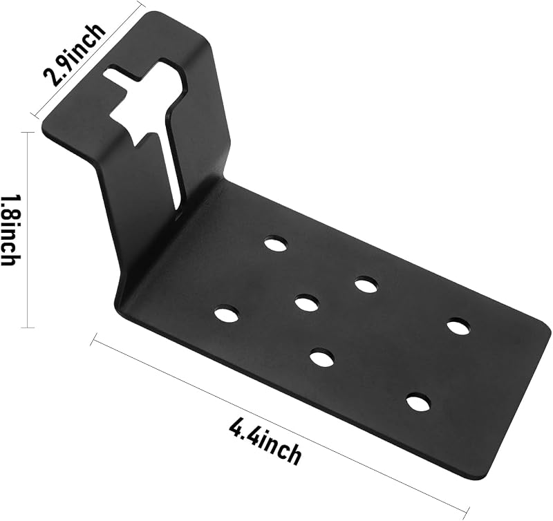 12 Soportes T Negro para Poste Letreros Cercas