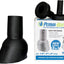 Reparador de tubería ajustable 1.5 a 3 pulg i.d. negro