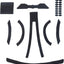Kit almohadillas espuma relleno casco deporte ciclismo