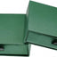 2 Cajas Regalo Joyas 4x4x1.4" Hechas a Mano Verde
