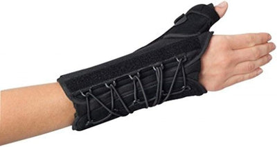 Férula soporte muñeca pulgar ajuste rápido negro