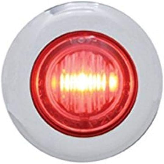 Luz LED Roja con Bisel para Iluminación de Ambiente 37968