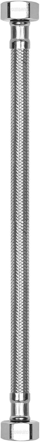 Conector flexible grifo acero inox 1/2" FIP 12"