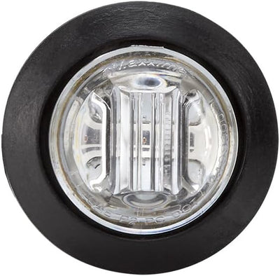 Luz LED indicadora cortesía redonda 3/4pulg rojo