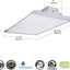 Lámpara LED Bahía Alta 1.6ft 400W CCT y Lúmenes