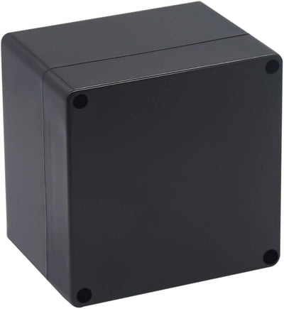 Caja conexiones energía proyectos negra 4.72x4.72x3.54pulg
