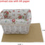 Cesta mimbre rectangular para almacenamiento arte