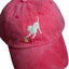Sombrero Labrador Bordado Rojo