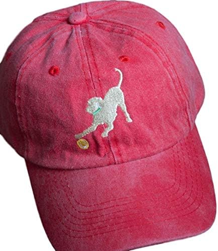 Sombrero Labrador Bordado Rojo