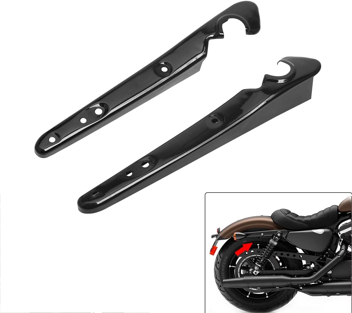 Soporte luz señal giro guardabarros Harley Sportster