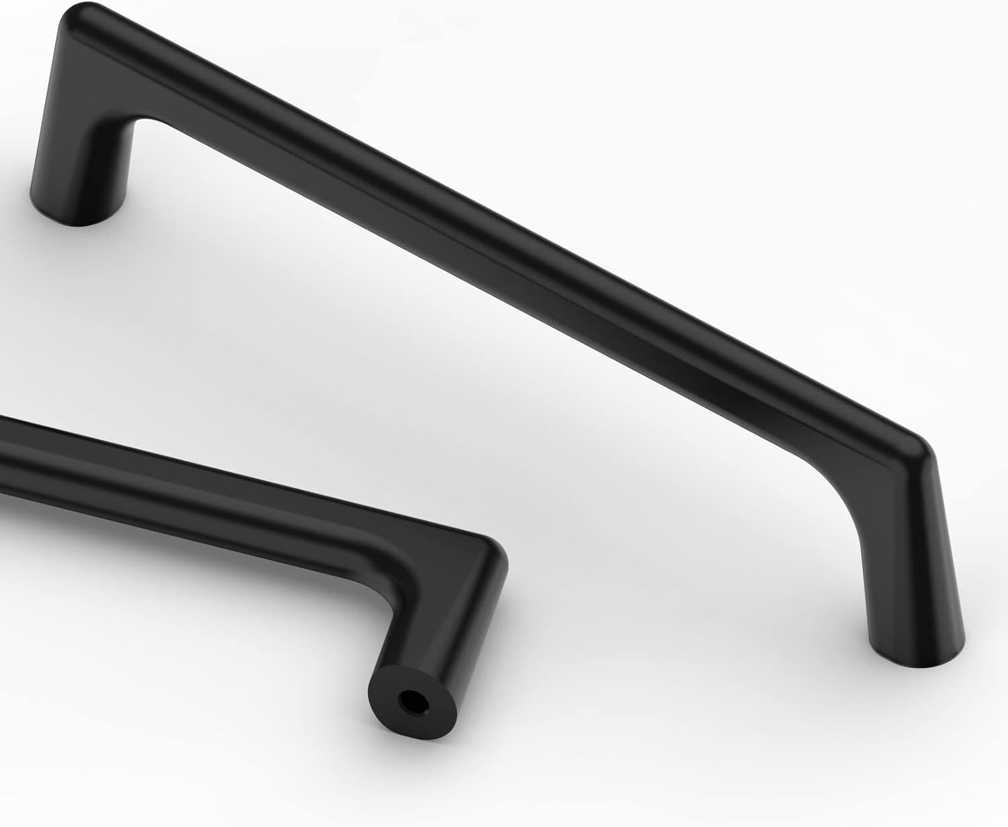 30 Manijas Gabinete Negro Mate 5pulg para Cocina
