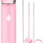 Botella agua acero inox 24oz doble pared aislada con popote