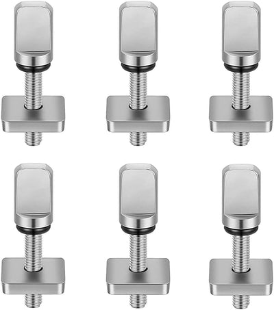 6 Aletas de pulgar acero inox para SUP y Longboard