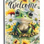 Banderas jardín rana 12x18pulg girasol doble cara