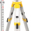 Trípode aluminio 66" set varillas 9ft topografía